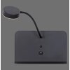 Leuchten-Direkt BOARD Wall Light LED black, 1-light source