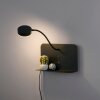Leuchten-Direkt BOARD Wall Light LED black, 1-light source