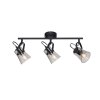 Leuchten-Direkt TINULA Ceiling Light black, 3-light sources