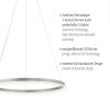 Leuchten-Direkt RITUS Pendant Light LED aluminium, 1-light source