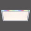Leuchten-Direkt GALACTICA Ceiling Light LED white, 2-light sources, Remote control, Colour changer
