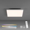 Leuchten-Direkt CONRAD Ceiling Light LED white, 2-light sources, Remote control, Colour changer
