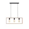Leuchten-Direkt FRANKY Pendant Light black, 3-light sources