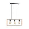Leuchten-Direkt FRANKY Pendant Light black, 3-light sources