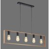 Leuchten-Direkt FRANKY Pendant Light black, 5-light sources