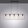 Leuchten-Direkt FRANKY Pendant Light black, 5-light sources