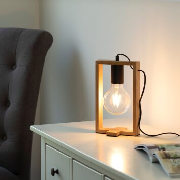 Leuchten-Direkt FRANKY Table lamp black, 1-light source