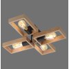 Leuchten-Direkt FRANKY Ceiling Light black, 4-light sources