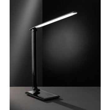 Wofi TUBAC table lamp LED black, 1-light source