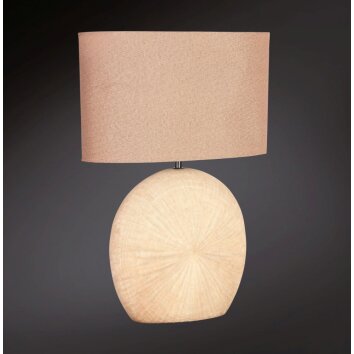Wofi LEGEND table lamp brown, 1-light source