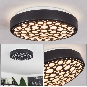 Agodim Ceiling Light LED black, 1-light source