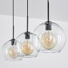 Koyoto  Pendant Light globe 25 cm clear, 3-light sources