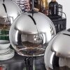 Koyoto  Pendant Light globe 25 cm chrome, clear, 3-light sources