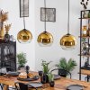 Koyoto  Pendant Light glass 25 cm gold, clear, 3-light sources