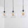 Koyoto  Pendant Light globe 30 cm clear, 3-light sources