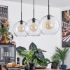 Koyoto  Pendant Light globe 30 cm clear, 3-light sources