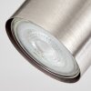 Javel Ceiling Light matt nickel, 6-light sources