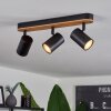 Gandufe Ceiling Light Ecru, black, 3-light sources