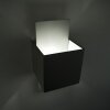Lucide Cubo wall light stainless steel, 1-light source