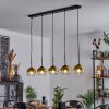 Koyoto  Pendant Light glass 15 cm gold, clear, 5-light sources