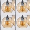 Koyoto  Ceiling Light glass 20 cm Amber, 5-light sources