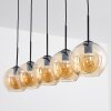 Koyoto  Ceiling Light glass 20 cm Amber, 5-light sources