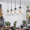 Koyoto  Pendant Light glass 30 cm clear, 4-light sources