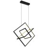 Globo WOLFHARD Pendant Light LED black, white, 1-light source, Remote control