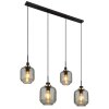 Globo OTHMAR Pendant Light bronze, black, 4-light sources