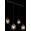 Globo OTHMAR Pendant Light bronze, black, 4-light sources