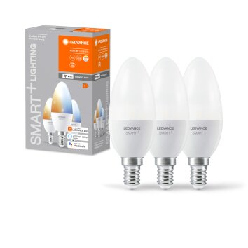 LEDVANCE SMART+ WiFi 3-piece set LED E14 4.9 Watt 2700-6500 Kelvin 470 lumen