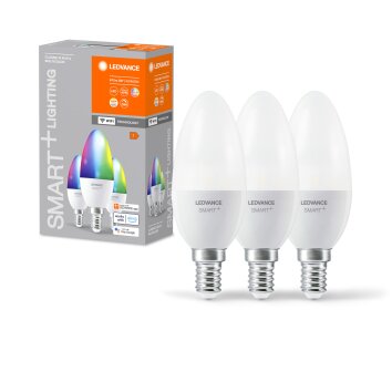 LEDVANCE SMART+ WiFi 3-piece set LED E14 4.9 Watt 2700-6500 Kelvin 470 lumen