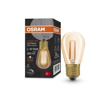 OSRAM Vintage 1906 LED E27 4,8 Watt 2200 Kelvin 360 Lumen