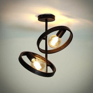 Hover Ceiling Light anthracite, 2-light sources