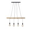 Leuchten-Direkt TERO Pendant Light LED Ecru, black, 4-light sources
