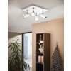 Eglo TAMARA Ceiling Light LED chrome, white, 4-light sources