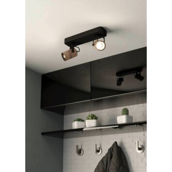 Eglo CAYUCA Ceiling Light LED black, 2-light sources