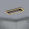 Eglo TIRRENARA Ceiling Light LED brown, black, 3-light sources, Remote control