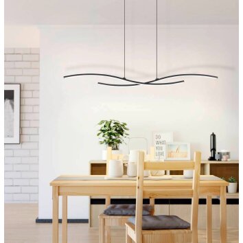 Eglo ALBORAYA Pendant Light LED black, 1-light source