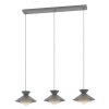 Eglo GRIZEDALE Pendant Light brass, black, 3-light sources