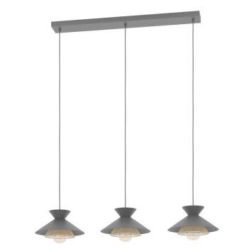 Eglo GRIZEDALE Pendant Light brass, black, 3-light sources