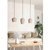 Eglo CAMBAITO Pendant Light sand-coloured, 3-light sources
