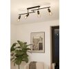 Eglo LURONE Ceiling Light brass, black, 4-light sources