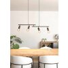 Eglo LURONE Pendant Light brass, black, 4-light sources
