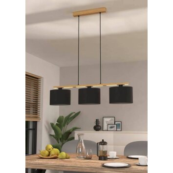 Eglo CASTRALVO Pendant Light brown, 3-light sources
