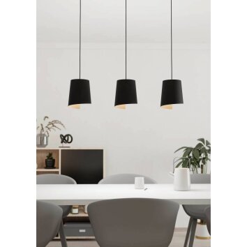 Eglo BOLIVIA Pendant Light black, 3-light sources