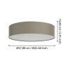 Eglo ROMAO-Z Ceiling Light LED white, 1-light source, Colour changer