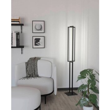 Eglo SIBERIA Floor Lamp LED black, 1-light source, Remote control