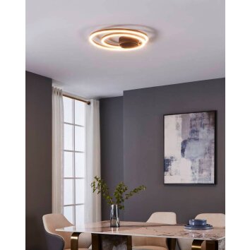 Eglo RUOTALE Ceiling Light LED black, 1-light source
