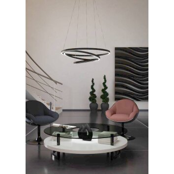 Eglo LOBINERO-Z Pendant Light LED black, 1-light source